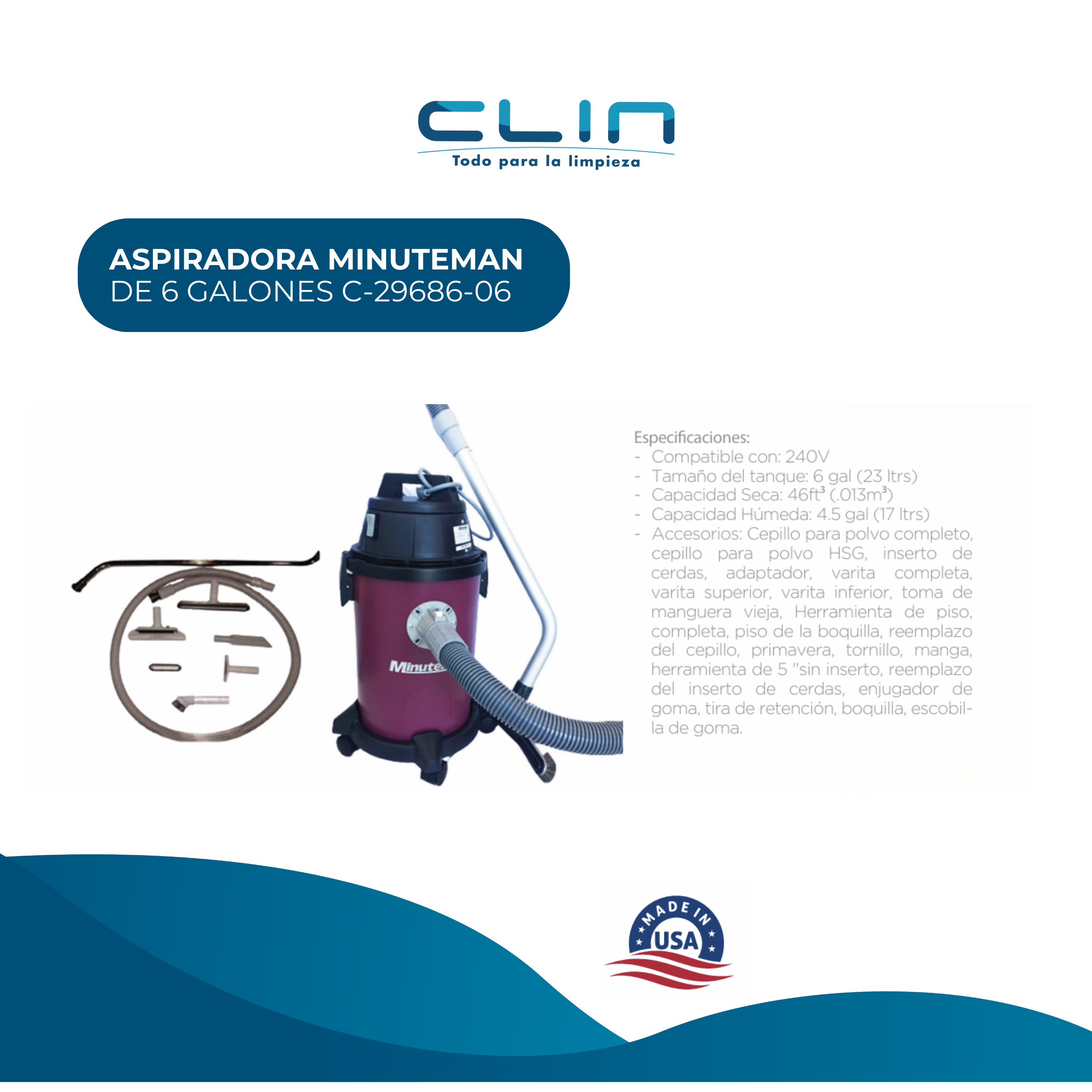 Aspiradora Minuteman