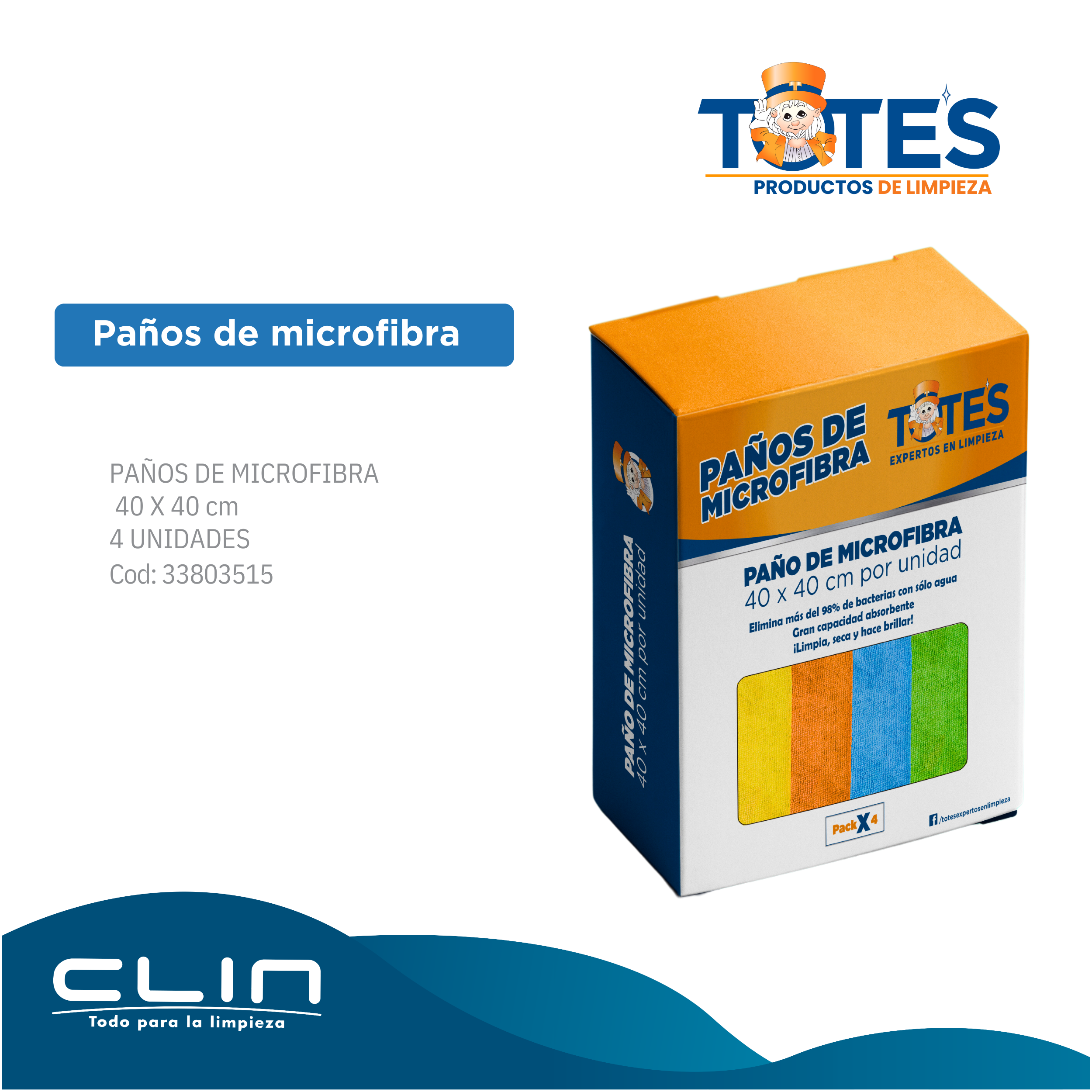 Paños microfibra 4U