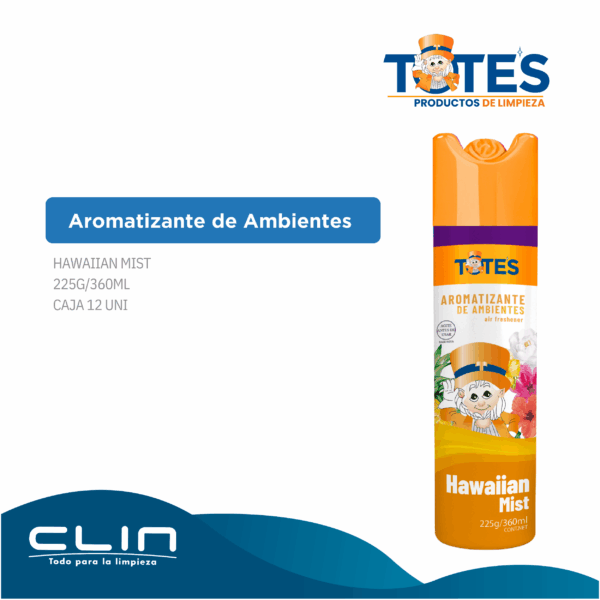 Aromatizante Hawaiian Mist 225Gr.
